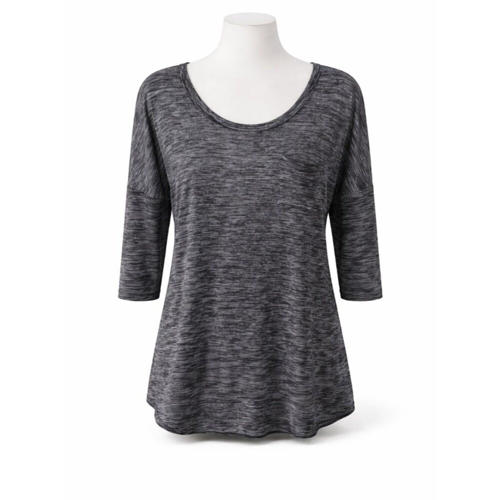 Misia Tunic Size Large Black & White EUC